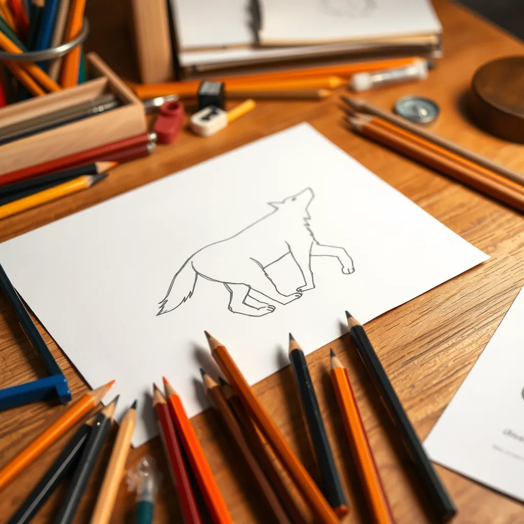 Jak narysować wilka krok po kroku – poradnik dla początkujących