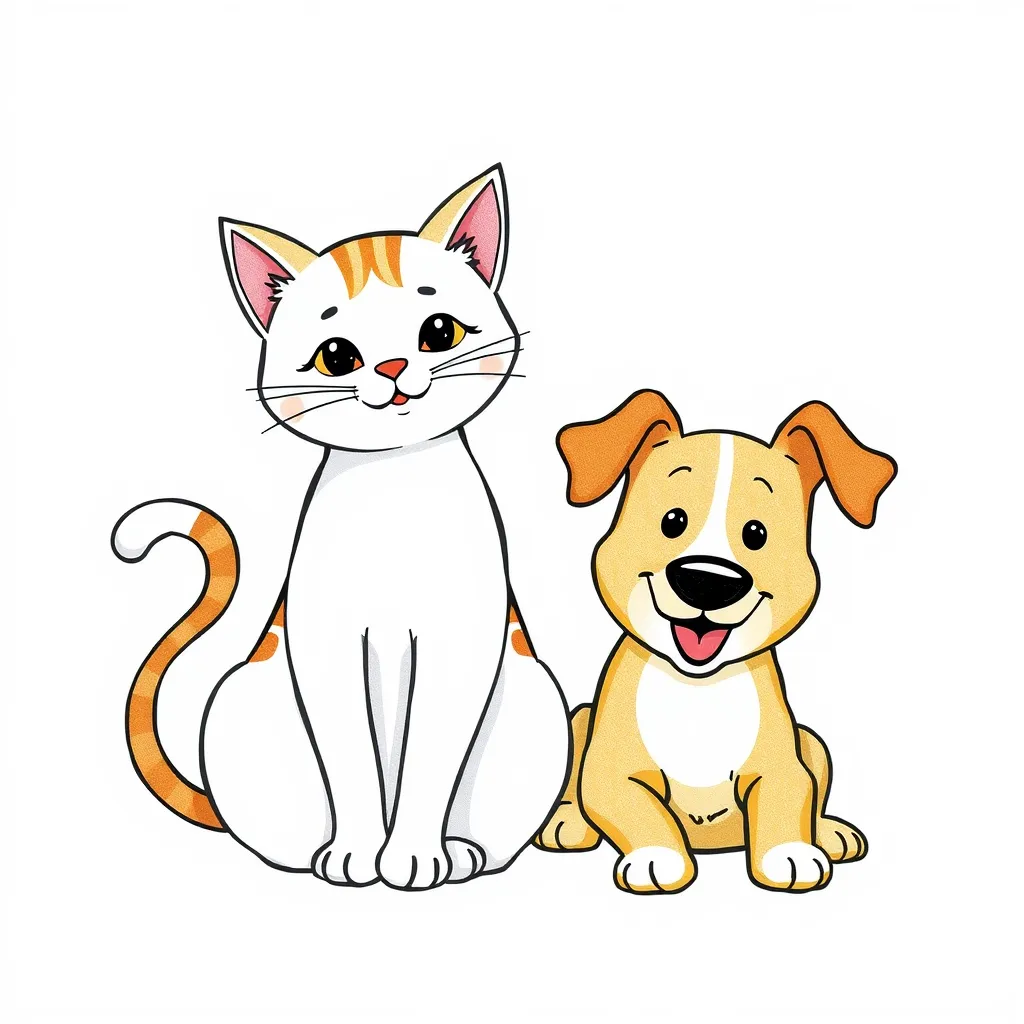 Jak narysować kota i psa – przewodnik dla początkujących