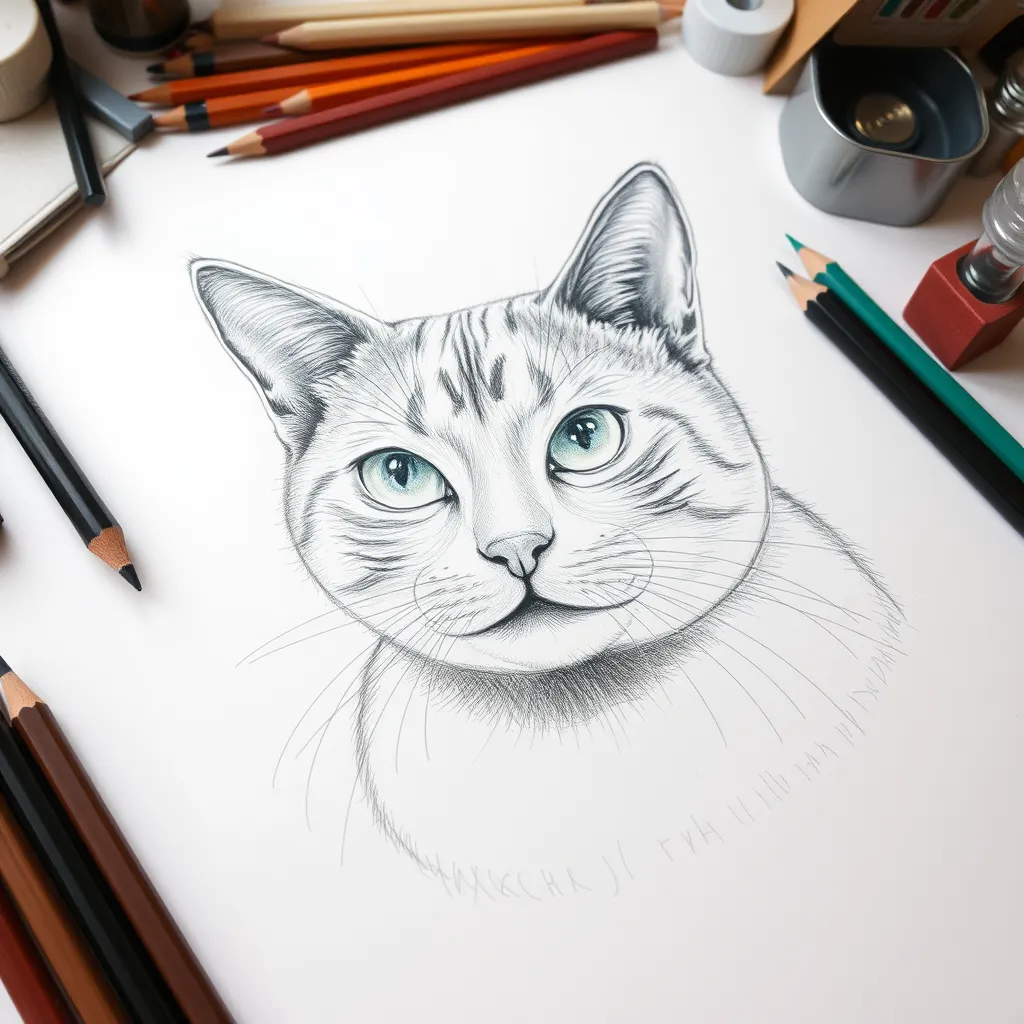 Jak narysować kota ołówkiem – techniki i porady